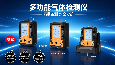 便攜式四合一氣體檢測儀行業(yè)應用解析，逸云天夯實工業(yè)氣體安全監(jiān)測