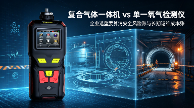 復(fù)合氣體一體機(jī)vs單一氧氣檢測(cè)儀，企業(yè)該算清兩筆賬