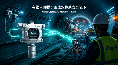 隧道長距離掘進(jìn)，有線與便攜氧監(jiān)測(cè)組合方案怎么搭配